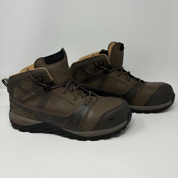 Irish Setter By Red Wing Men’s Size 11.5 ROCKFORD Brown Safety Toe Hiking Boot - Picture 1 of 9